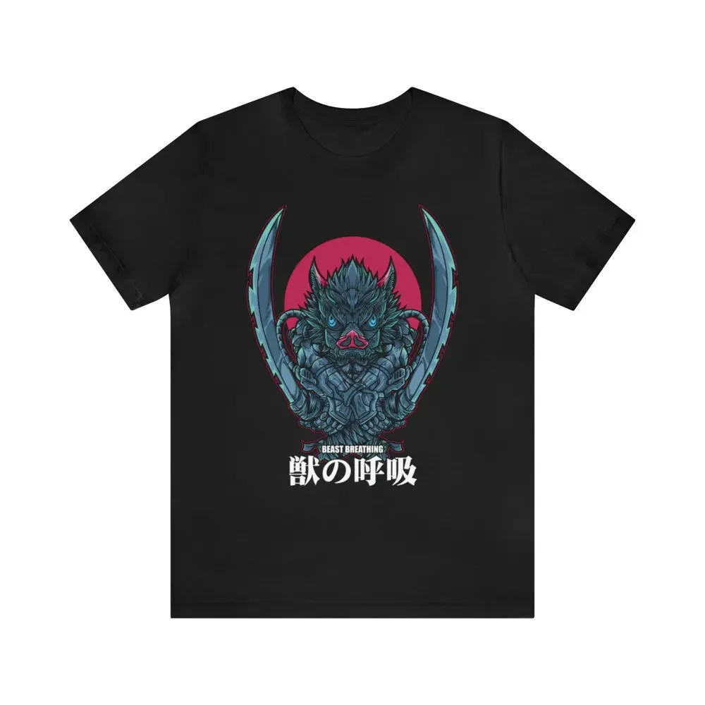Inosuke Hashibira anime graphic tees, Demon Slayer tshirt, anime shirt