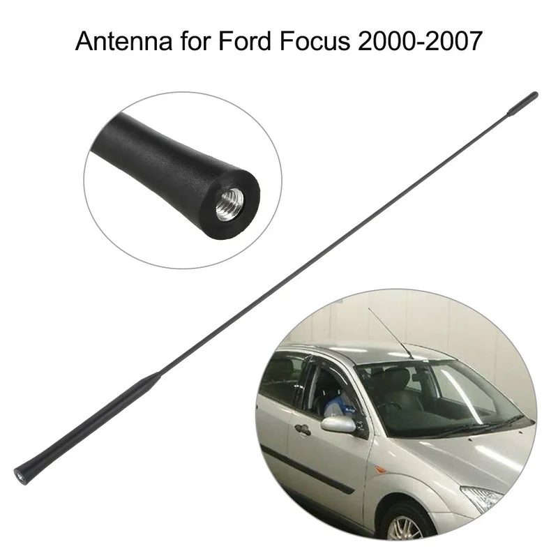 

1PCS Antenna for Car AM/FM Aerial 21.5" Roof Stereo For Ford / Focus 2000-2007 Car Roof Mast 55CM Black Accessories