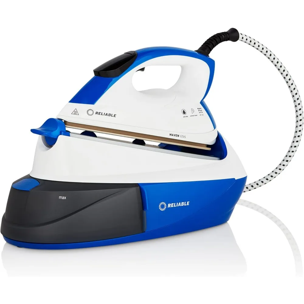 

125IS Maven Steam Iron - 1500W Ironing Station with Ceramic Soleplate, Iron Lock for Easy Carry