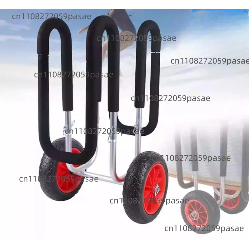 Surfboard Trailer, Trailer Rack, Beach Transport Cart, Paddleboard, Wakeboard, Hand Cart, Aluminum Single/Double Seater
