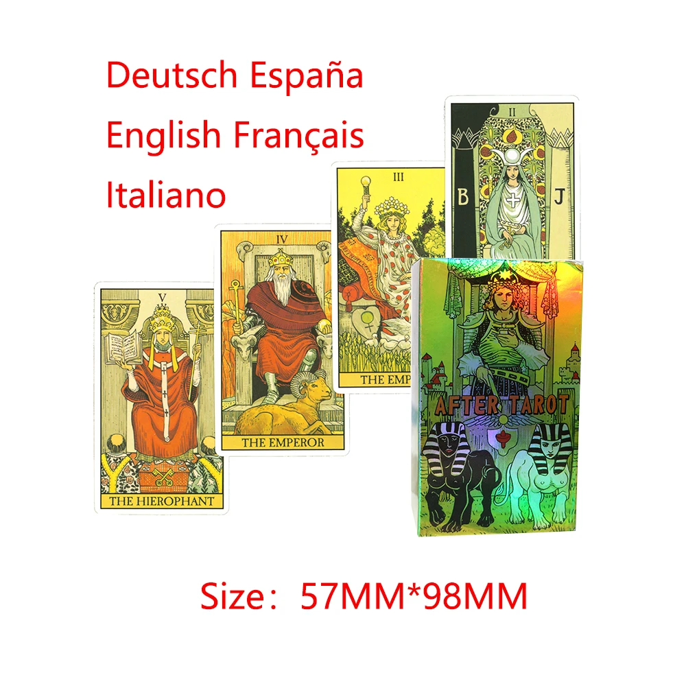 

After Tarot Cards in Spanish. Fate Table Games Playing Card Family Party Board Game tarot Cards for Beginners