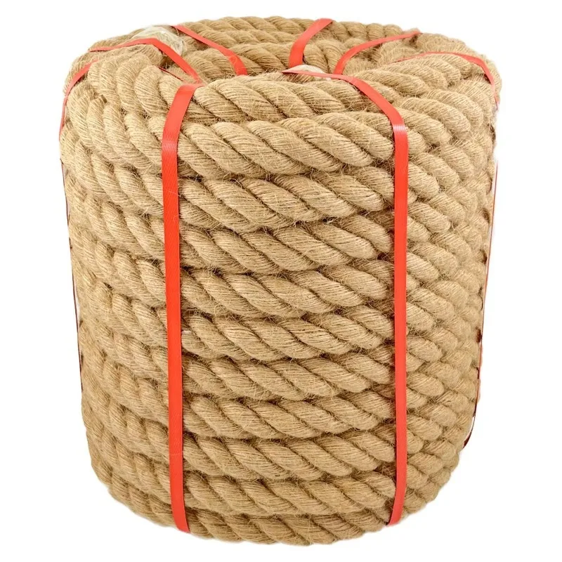 Fitness Power Jute Rope High Strength Flexible Design For Battle Rope Training Exercise Hot Sale