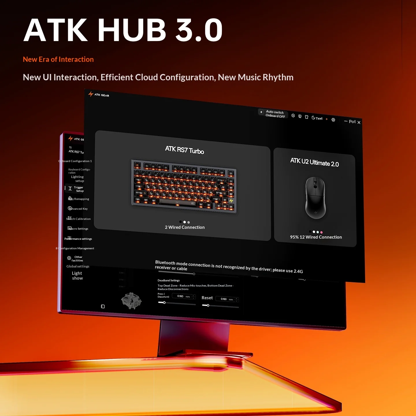 ATK RS7 Turbo 75% Layout Wired Single Mode Magnetic Switch Gaming Keyboard Low Latency 8KHz Polling Esports Keypad For Valorant