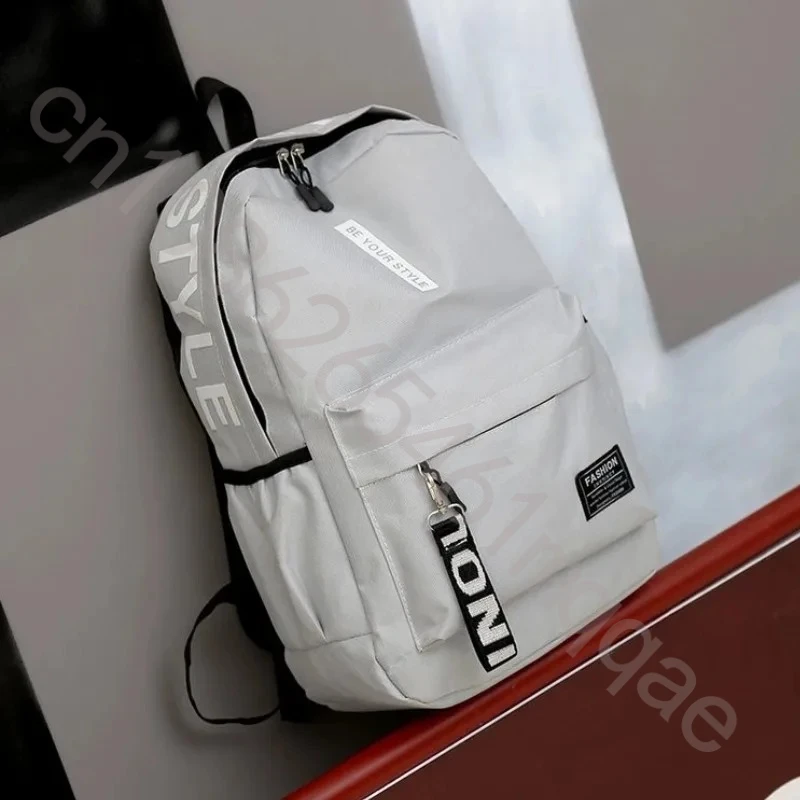 حقيبة ظهر عصرية للرجال والنساء حقيبة ظهر لطلاب المدارس الثانوية ذات سعة كبيرة النسخة الكورية من th