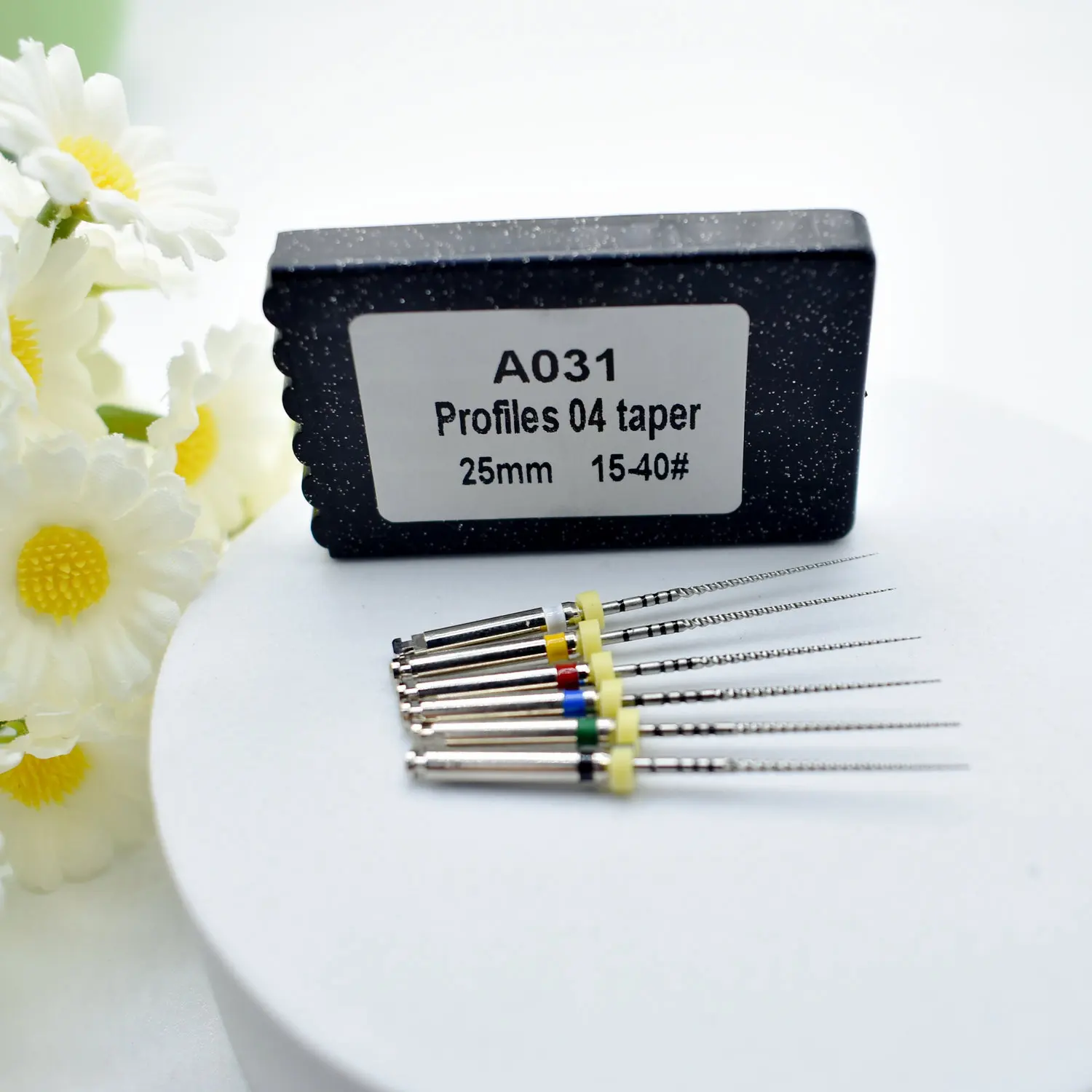 0.04taper Engine Dental Instrument Profiles Use Rotary Files Endondontic Root Canal NITI Dentist Tool