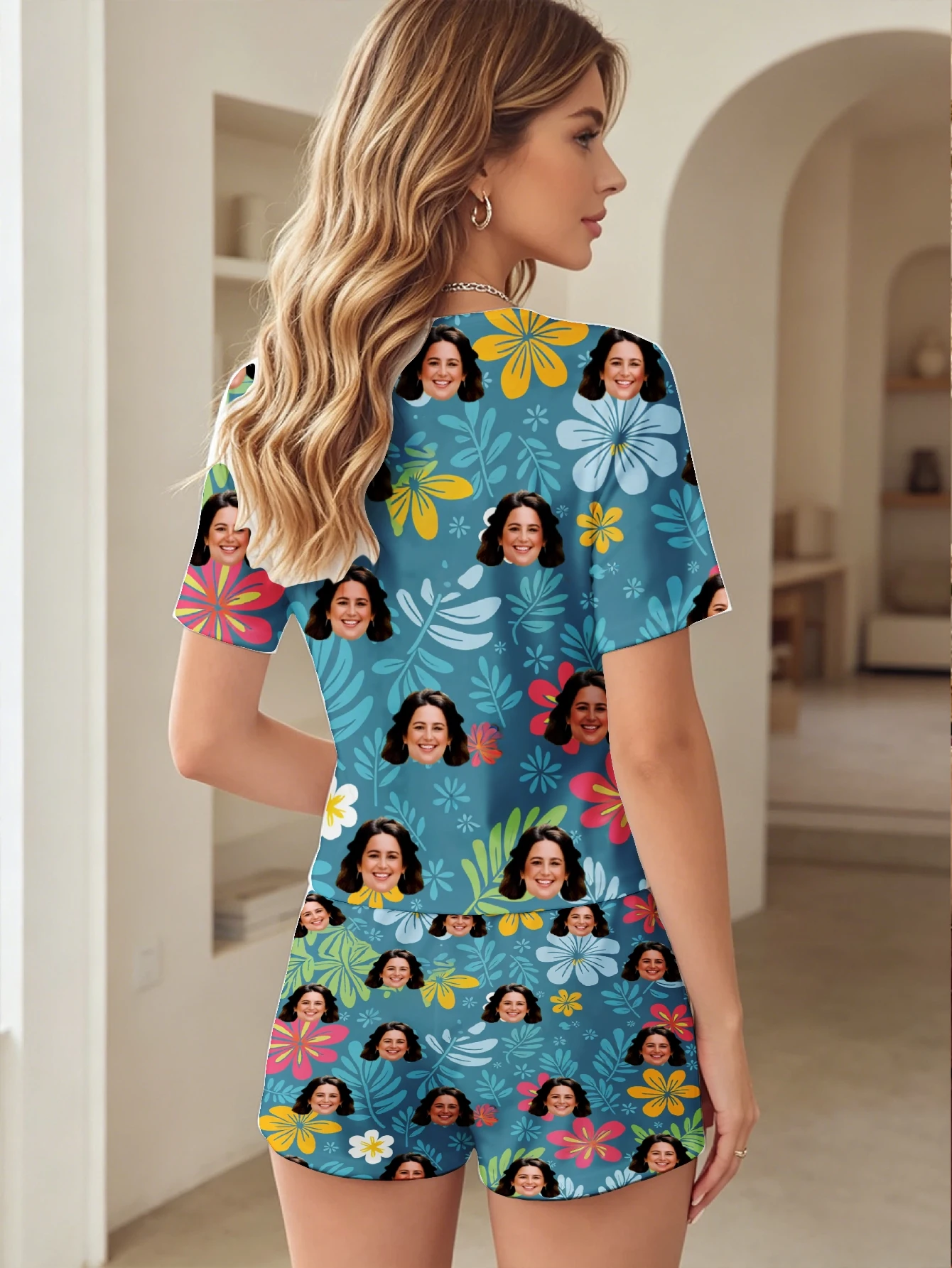 Personalisiertes Kurzarm-Pyjam – Summer Clothing Name Bewertung und Preis