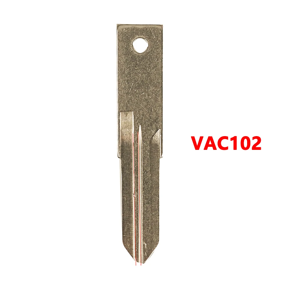 XNRKEY Uncut Car Key Blade VAC102 HU136 VA2 HU83 NE73 HU136T Blade for Renault for Peugeot 206 307 Remote Key