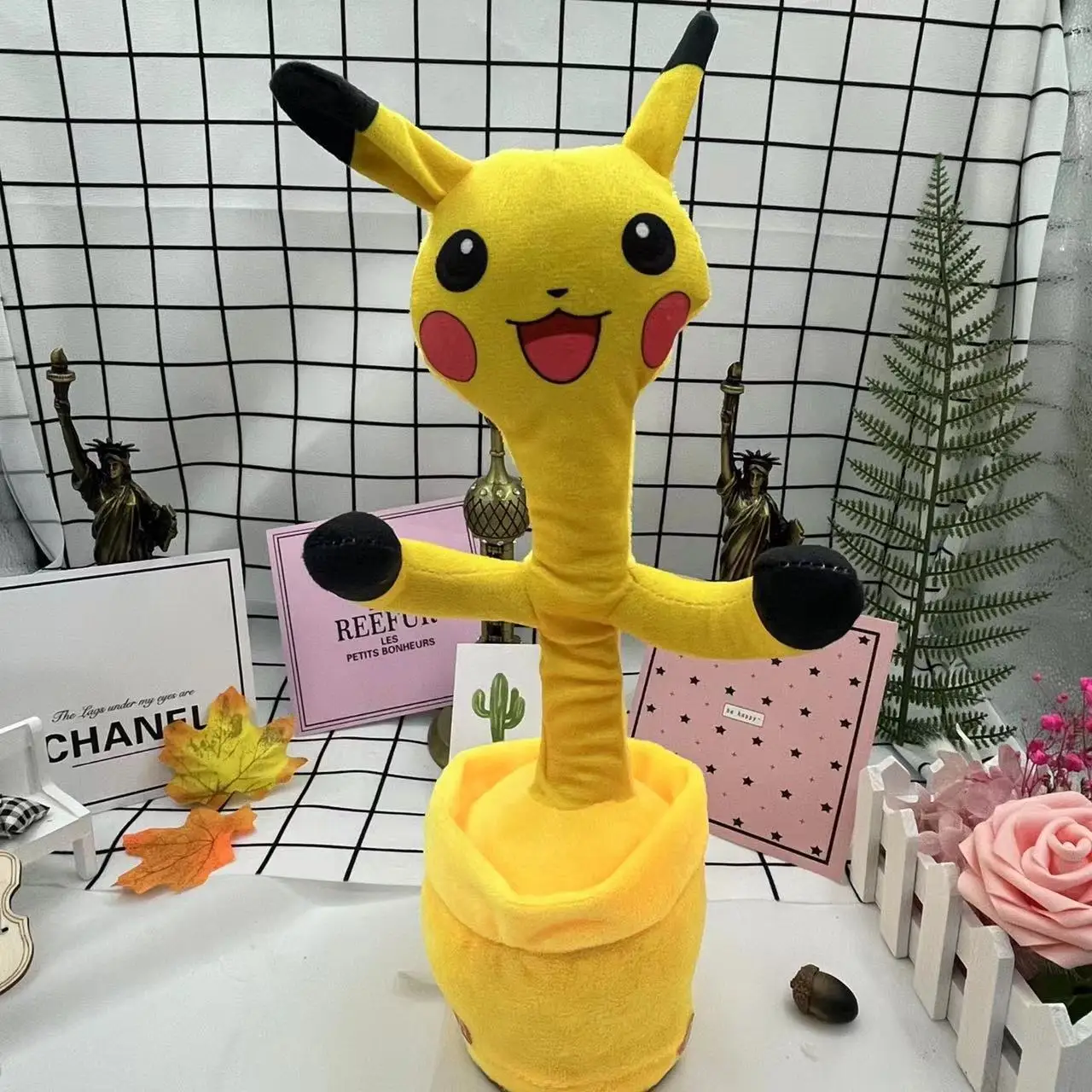 Kids Dancing Talking Pikachu Toys Interactive Talking pokemon Pikachu Electronic Plush Toy Home Decoration for Children Gifts