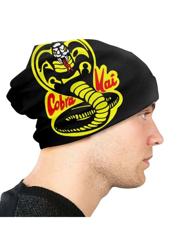 Karate Kid Cobra Kai Vintage Bonnet Hat Goth Winter Ski Skullies Beanies Hat for Men Women Knit Hat Warm Thermal Elastic Caps