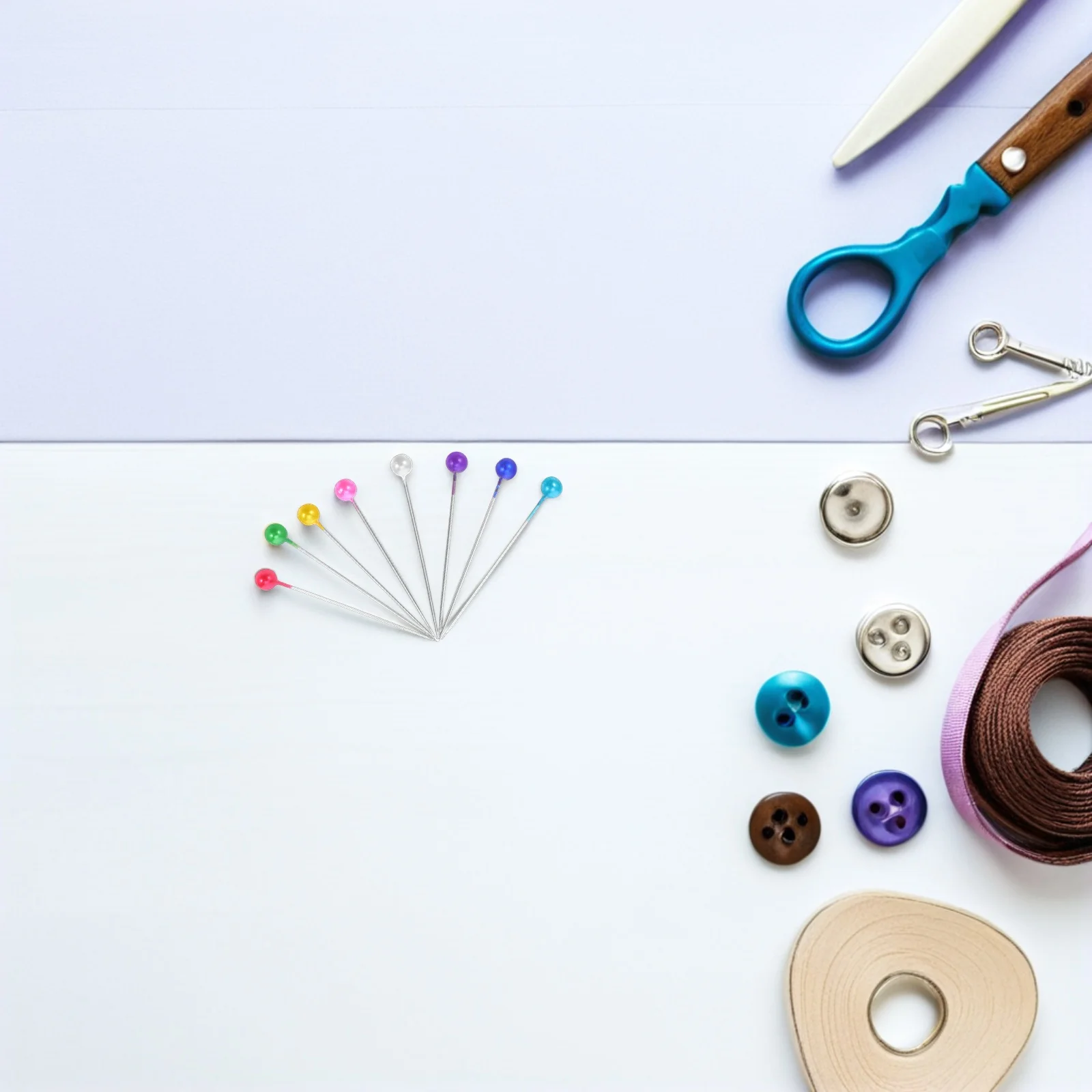 

20 Boxes Clothing Pin Pinning Needles Round Head Stainless Iron Straight for Fabric