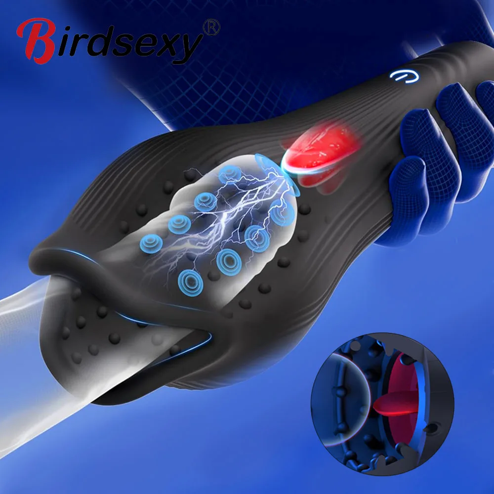 قوية تهتز اللسان لعق هزاز الذكور عشرة مدلك تأخير القدرة على التحمل المدرب الجنس عن طريق الفم ذروة الاستمناء لعبة الجنس للرجال