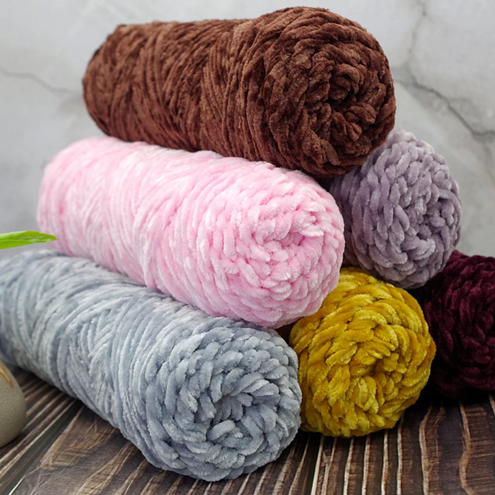 

100g/Ball High Quality Soft Thick T Shirt Yarn Wool for Hand Knitting Blanket Carpet Handbag Crochet Cloth Threads for Knitting