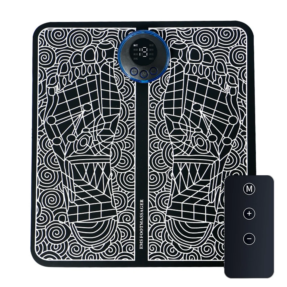 

1PCS Multi functional foot massage pad with 8 modes and 19 gears intelligent foot massage to relieve fatigue USB charging