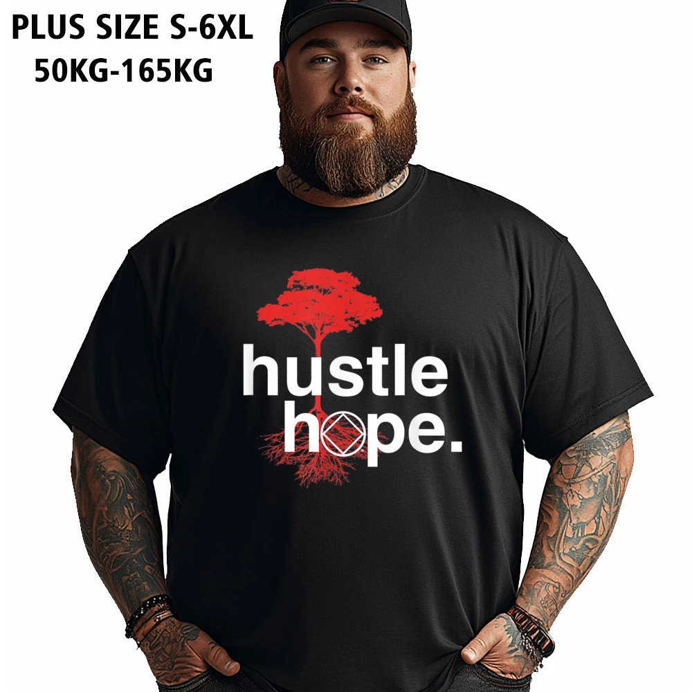 Casual Hustle Hope NA Symbol Narcotics Tshirts Grandpa Plus Size 5XL Christmas Crew Neck Cotton Fabric Tshirts Tshirts