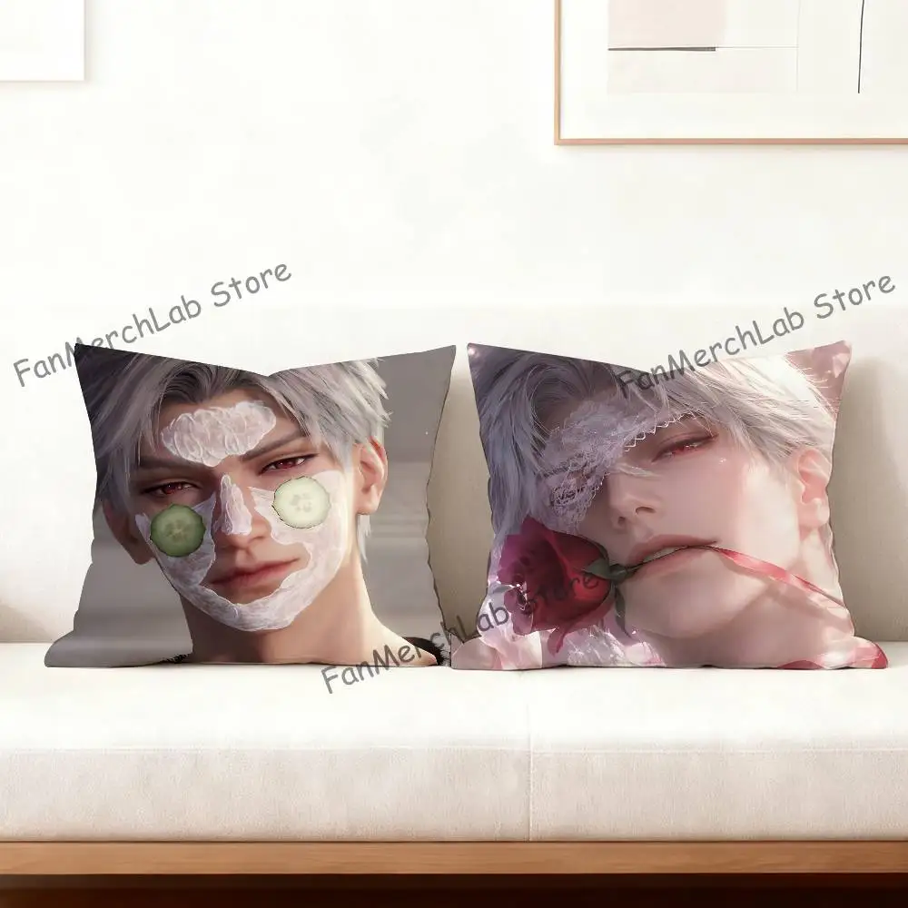 S-Sylus L-Love and Deepspace Cushion For Bedroom Car Coffee Shop Room and Living Room Sofa Decorative Pillow Cover Case