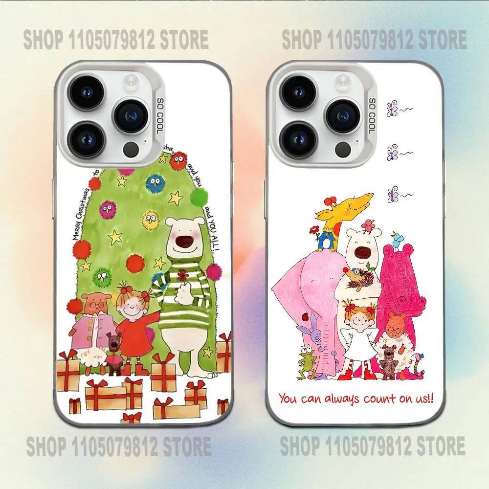 

Cute Cartoon Art COCO-chanS Phone Case For iPhone 16,15,14,13,12,11,Mini,Pro,E,MAX White Candy Matte Shockproof Cover