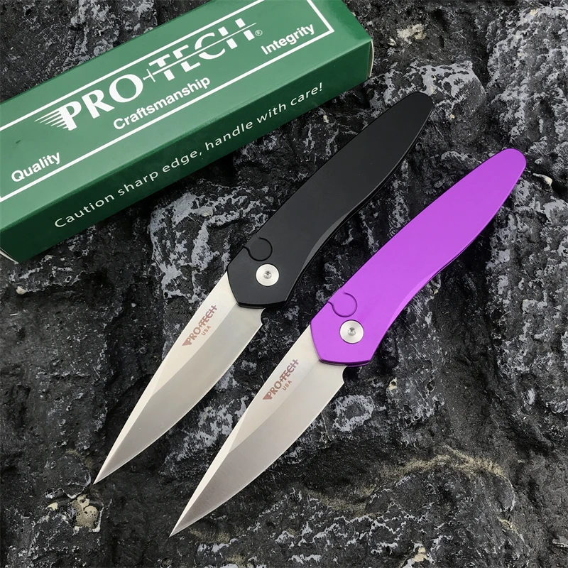 Protech Ultra Tech 3407 Tactical Hunting Camping Assisted Flipper Folding Knife T6 Aluminum Handle Survival EDC Tool Knife