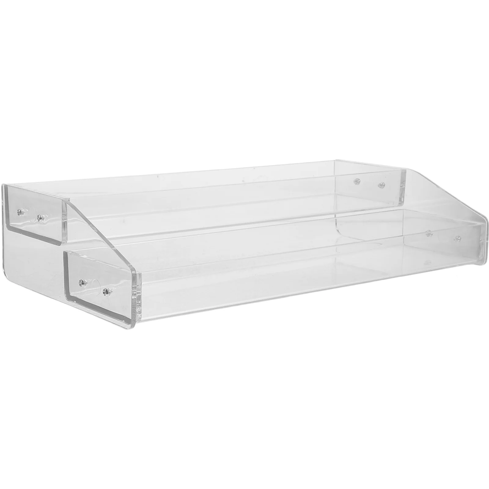 

Large Capacity Clear Acrylic Display Rack Stand Ideal for Perfume Stationery Cosmetics Organizer Display Shelf