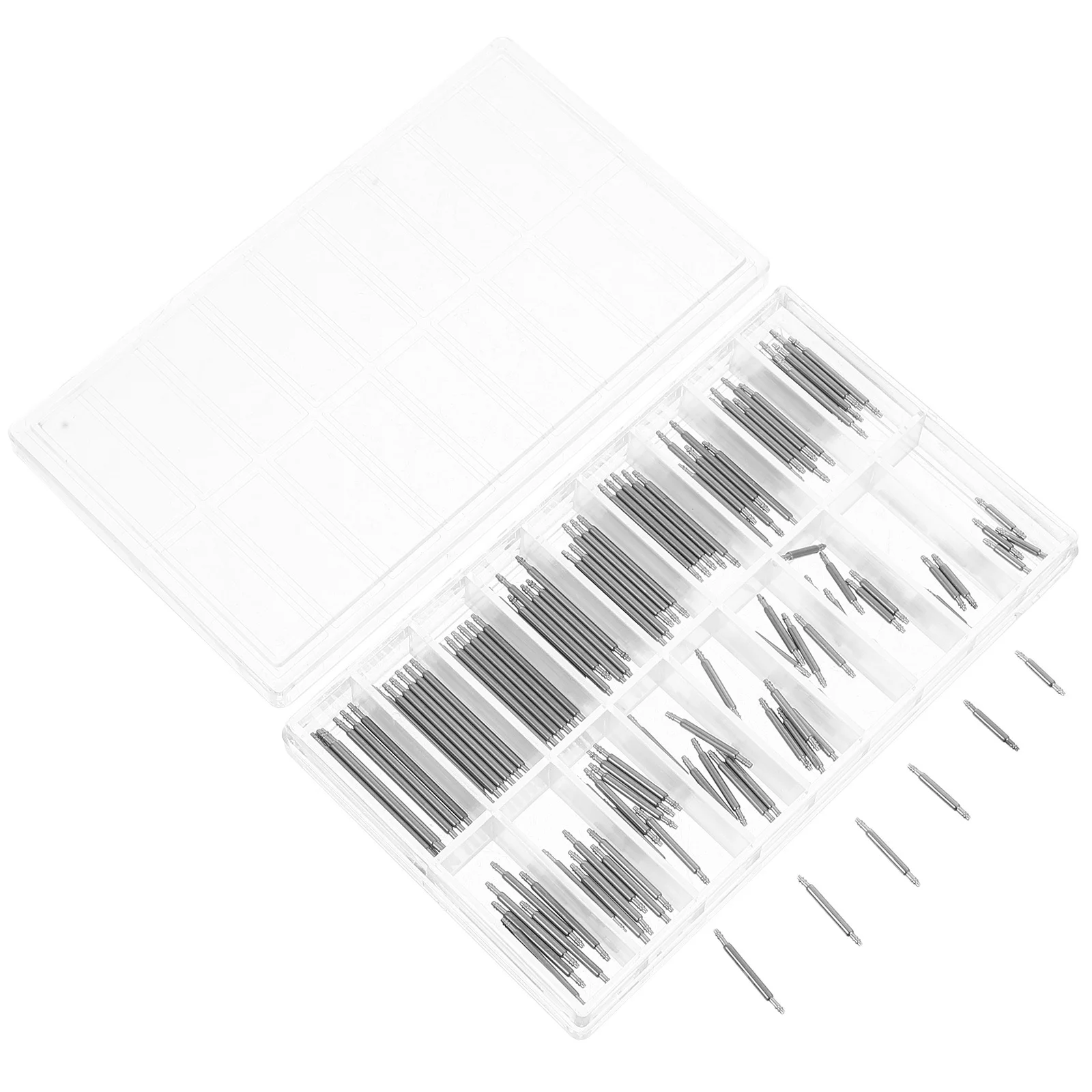 

288Pcs Watch Strap Pin Set Heavy Duty Steel Link Pins for Watch Band Adjustment and Repair Repair Accessories Kit
