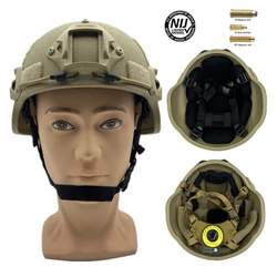 Balístico ach High Cut Tactical Capacete, Armadura principal à prova de balas, Núcleo De Aramida, Capacete De Segurança, NIJ IIIA MICH, Rápido 2000B Hel