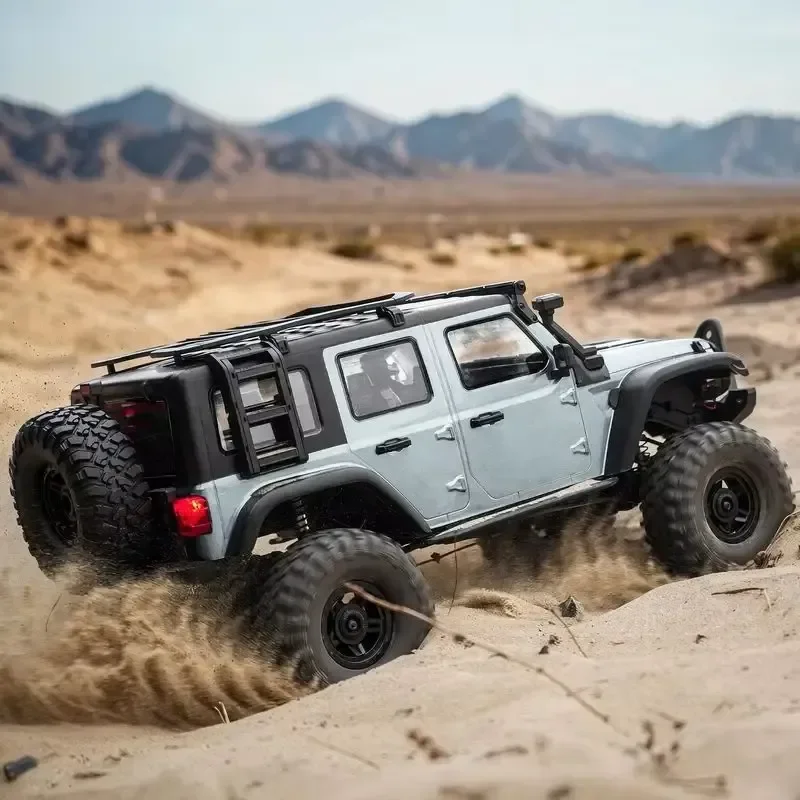 Hot HB R1011-R1016 1:10 Remote Control Brushless Version 4WD High-Speed Off-Road Climbing Car With Winch 17 Llights RC Toy Model