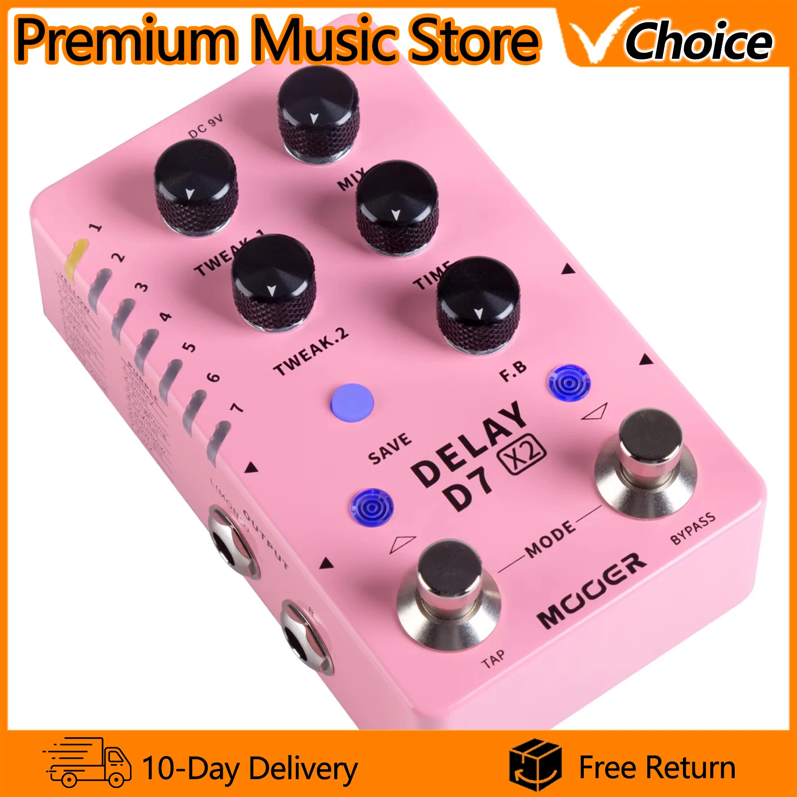 Mooer D7 X2 Delay G…
