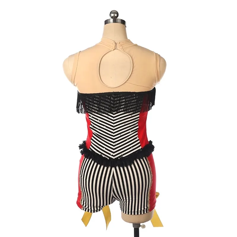 Disfraces de actuación de patinaje para niños y mujeres, vestidos de leotardo de Ballet lírico, vestidos de actuación de competición