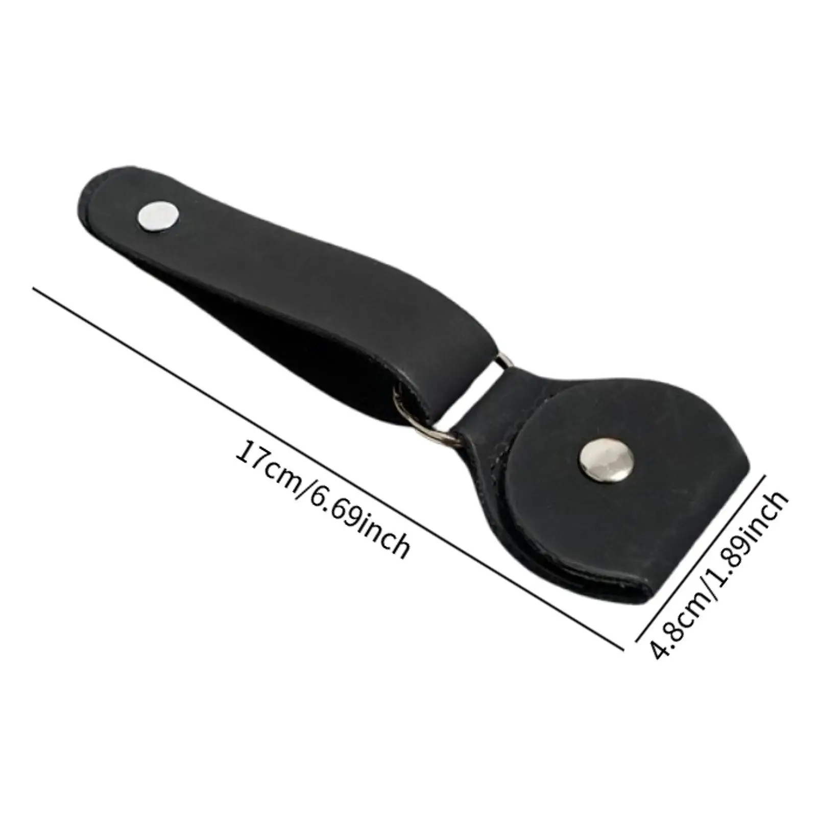 Headstock Strap Featuring Pick Storage, Lock for Electric Guitars