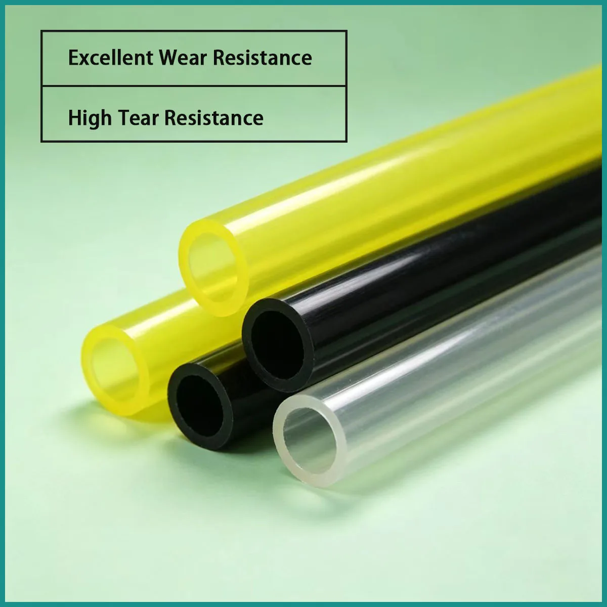 Polyurethane hose with an inner diameter of 2-7mm is used for industrial fluid transportation, pneumatic equipment, etc