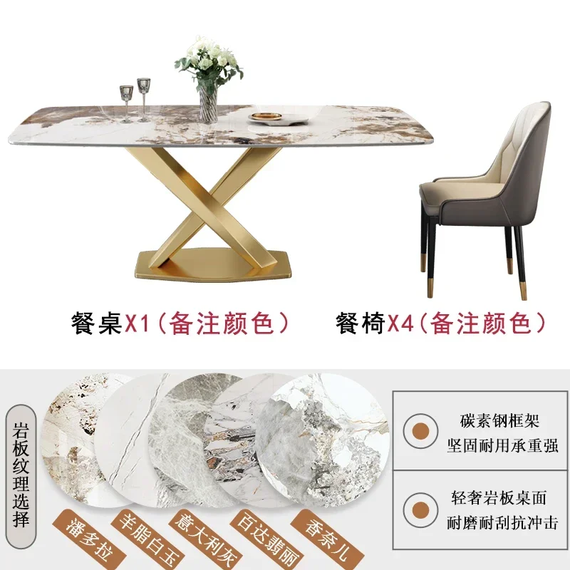 Restaurant Dining Tables Luxury Coffee Eating Office Kitchen Tables Side Nordic Juegos De Mesa Comedor Room Furniture WJ33XP