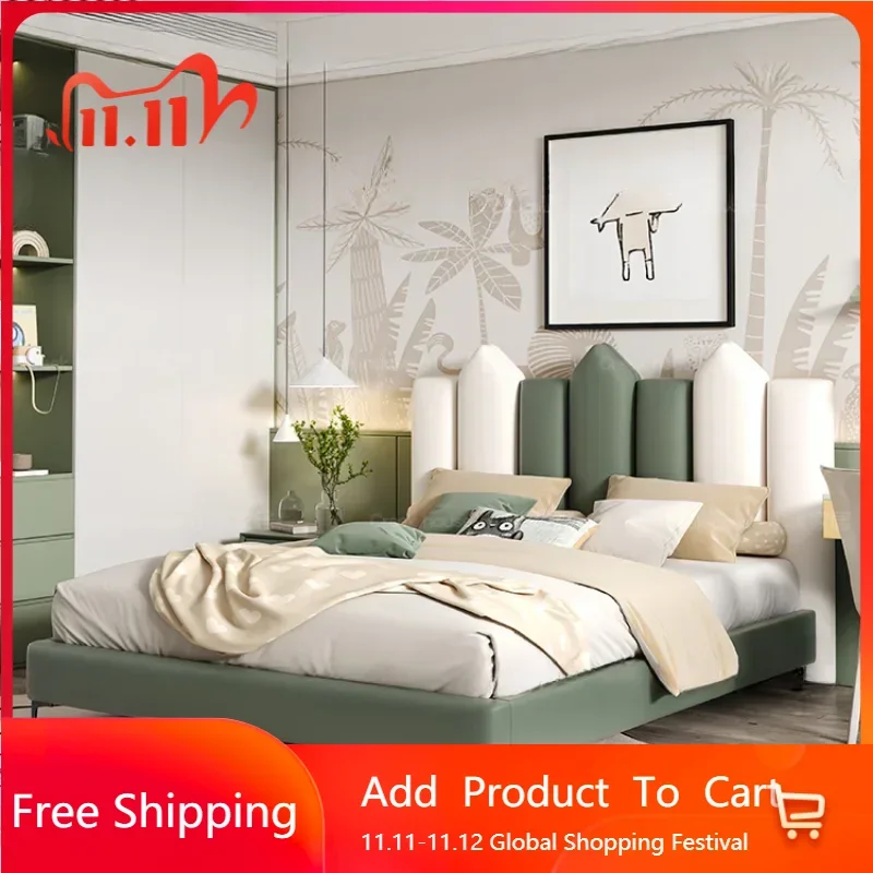 

Postmodern Luxury Beds Frame Modern Living Room Double Beds Frame Minimalist Postmodern Nordic Japanese Cama Salon Furniture