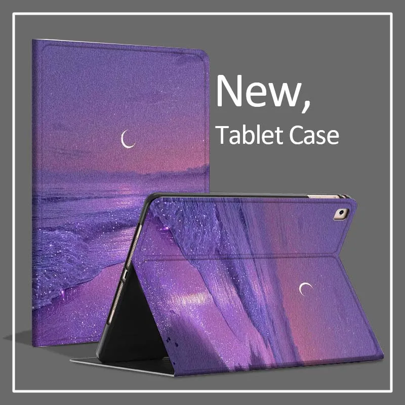 

Starry Crescent Beach Light Fashion For Xiaomi Poco Redmi Pad 8 2 4 5 6 6S 7 7S SE Pro 14 11 11.2 12.1 12.5 Inch Tablet Case