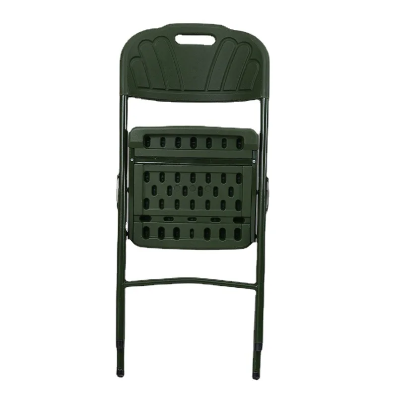 

Customizable Outdoor Folding Table & Chair Army Green Portable