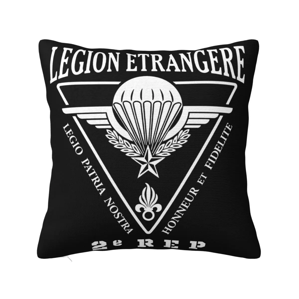 Legion Etrangere Paratrooper French Foreign Regiment Legio Patria Nostra Pillow Case