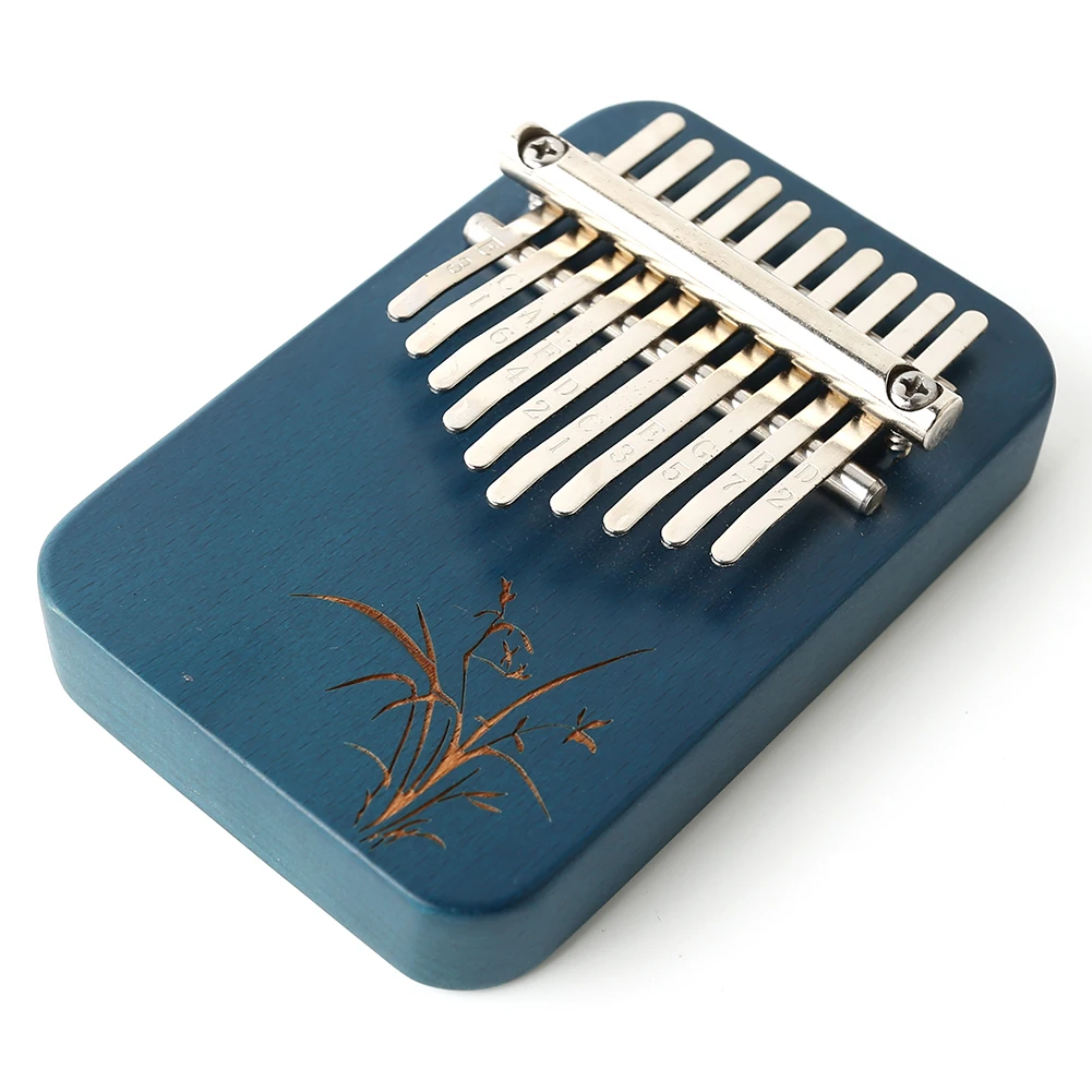 

10 Key Mini Kalimba Wood Mini Kalimba Thumb Piano Exquisite Keyboard Percussion Instrument Christmas Gifts for Children Trainer