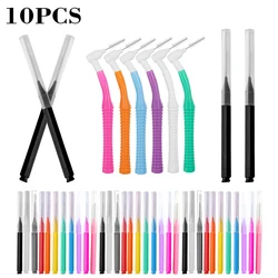 10pcs Mini Eyebrow Brush Eyelash Extension Supplies Makeup Tools Lash Lifting Accessories Brow Perm Micro Eyebrow Eyelash Brush