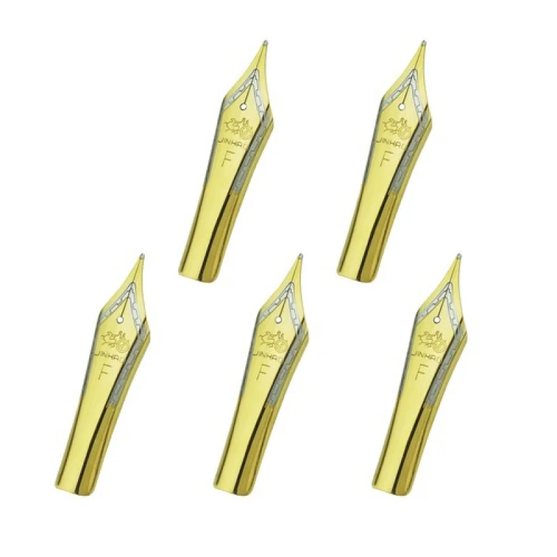

A+ 5PCS Jinhao Metal Fountain Pen Nibs F Size for Jinhao 100, 450, 159, 750 Pens