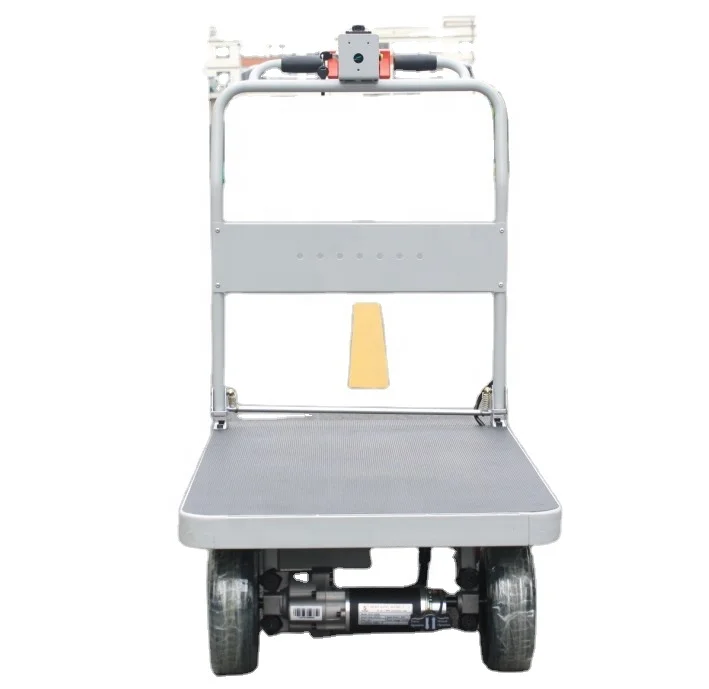 

HG-101 Electric Trolley Cart Electric Flatbed Hand Truck For Materials Handling