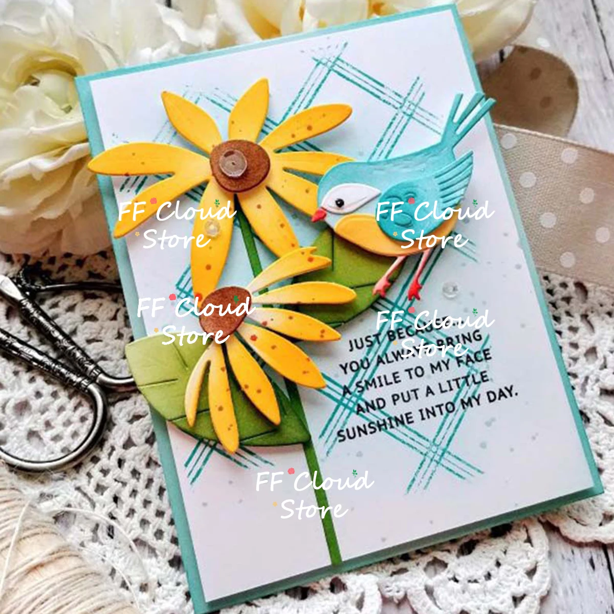 Sparrow Bird Animal Metal Cutting Dies Greeting Card Scrapbooking Embossing Album Cover DIY Decorative Craft Die Cuts 2024 New