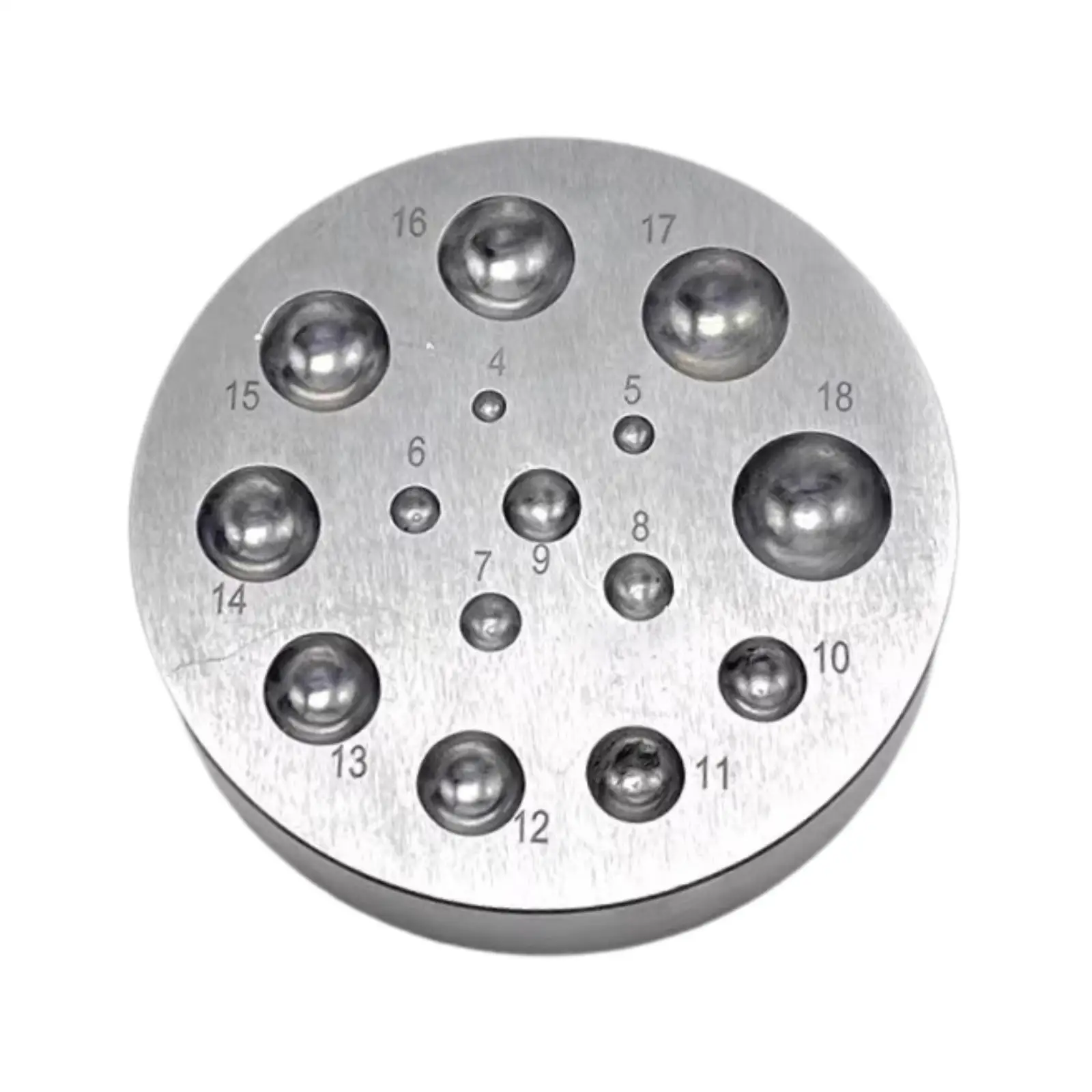 Dapping Doming Block Steel Metal Forming Jewelry Tool Kit for DIY Bracelet Beads and Necklace Making Projects