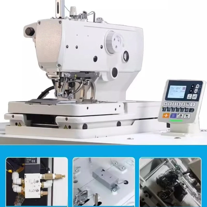High-speed computer round head keyhole machine, direct drive eye buckle sewing machine