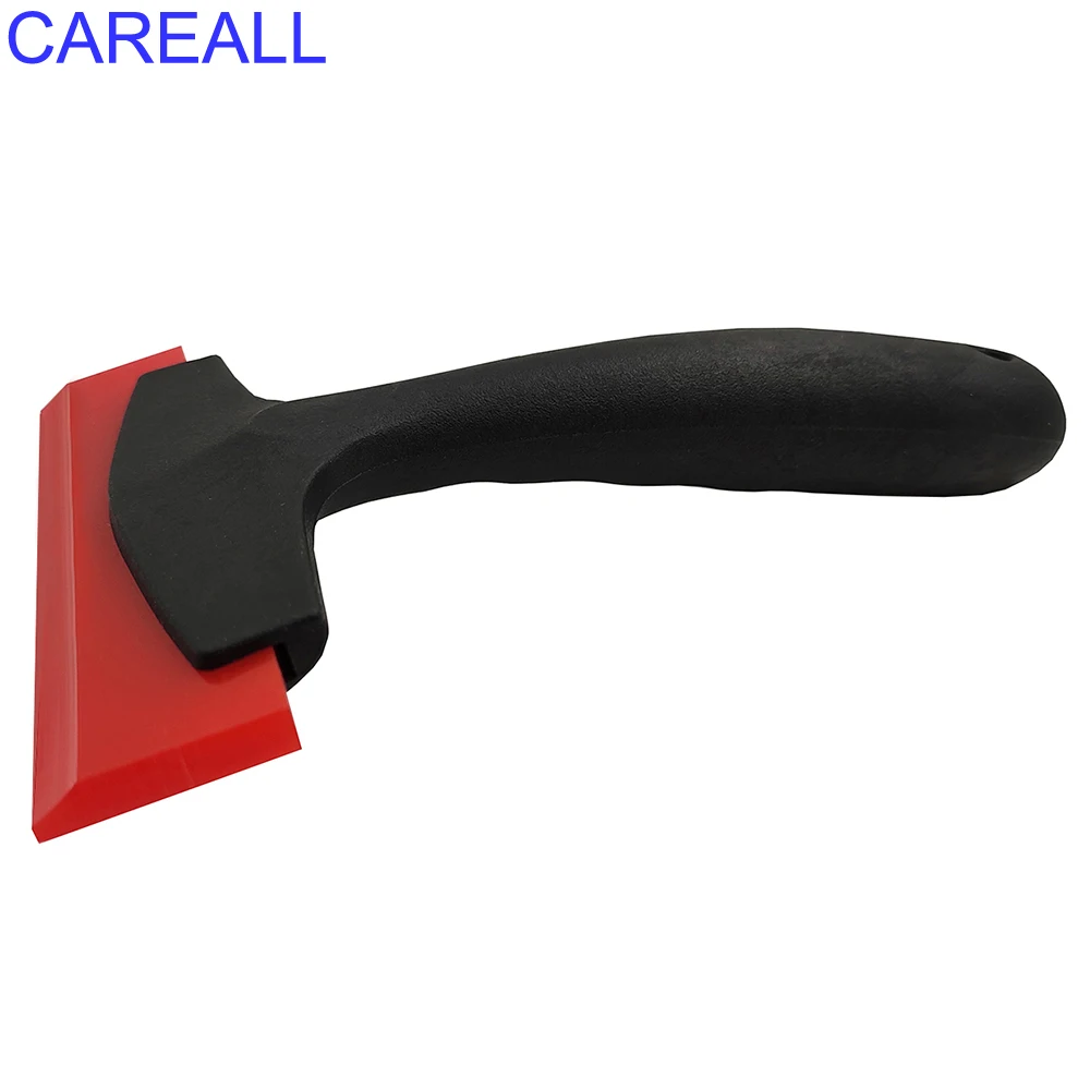 CAREALL Handle Squeegee Rubber Blade Car Wrap Water Scraper Cleaning Tool Carbon Film Auto Clothing Applicator Glass Wash Wiper