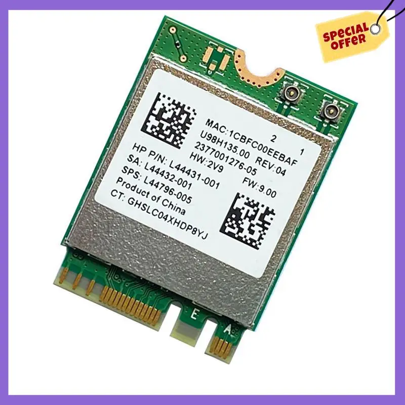 

-A96Z 6X RTL8822CE Wireless Network Card 2.4G/5G Dual-Band Gigabit Wifi Bluetooth 5.0 M.2 NGFF Interface Wifi Wireless Module