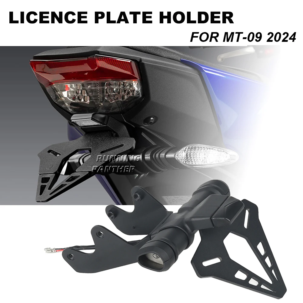 

New Motorcycle Rear Short Tail Stock License Plate Holder Tailstock Frame Bracket Kit FOR YAMAHA MT-09 MT09 MT 09 mt 09 2024
