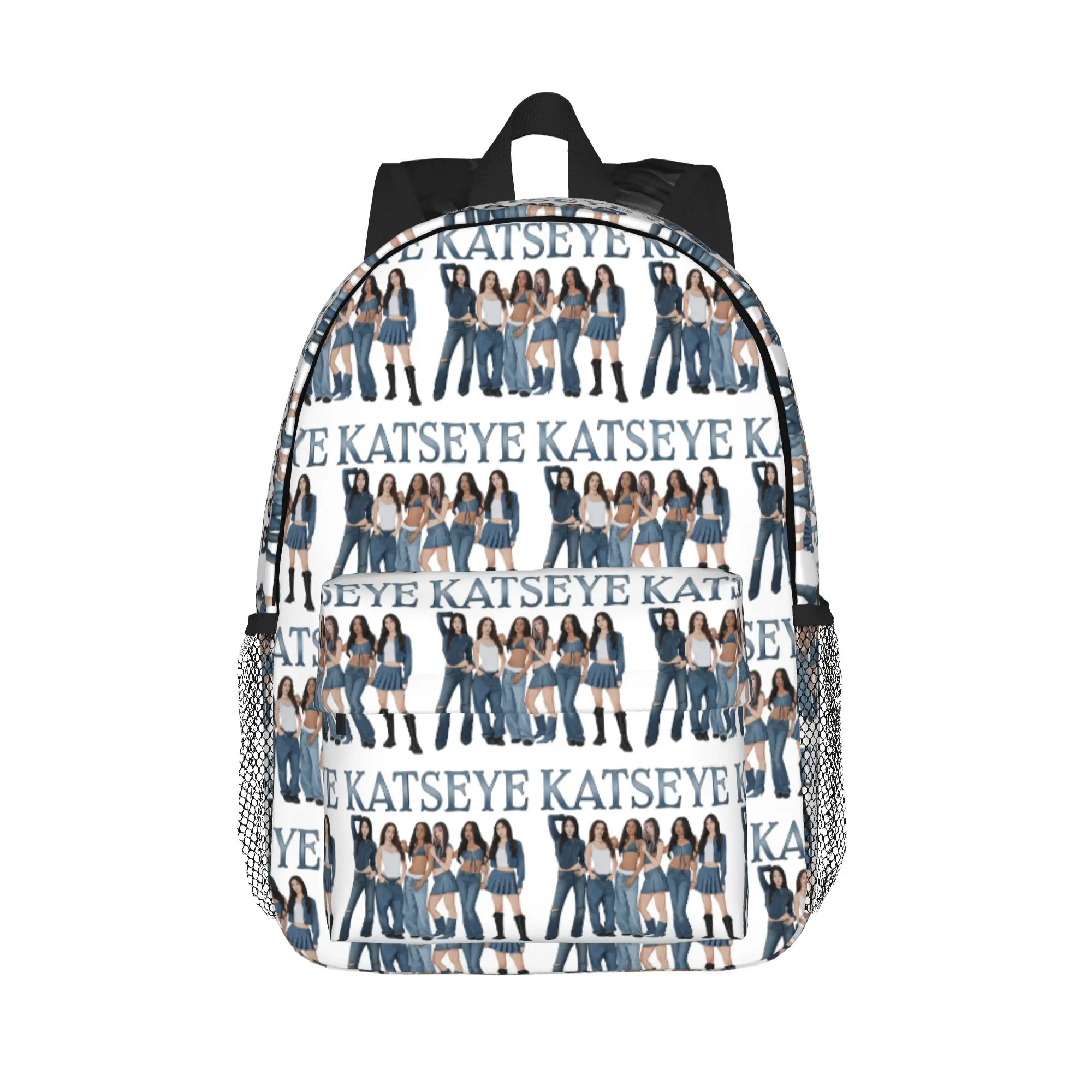 Katseye Music Kpop Chaos Tour Backpack Hot Sale Daypack Large Capacity Boys Girls BookBag Shoulder Bags for Men Women School Bag