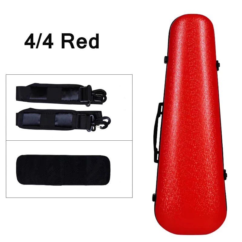 USA low tax High-grade carbon fiber violin case 4/4 Lightweight and double shoulders can be checked ultra-light lockable