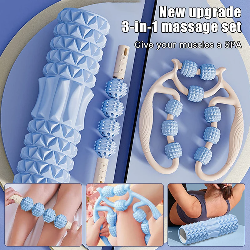 

Leg Shaping Massage Roller Of Circular Leg Slimming Leg Massager Muscle Stretching Equipment Fascia Stick Yoga Fitness Column