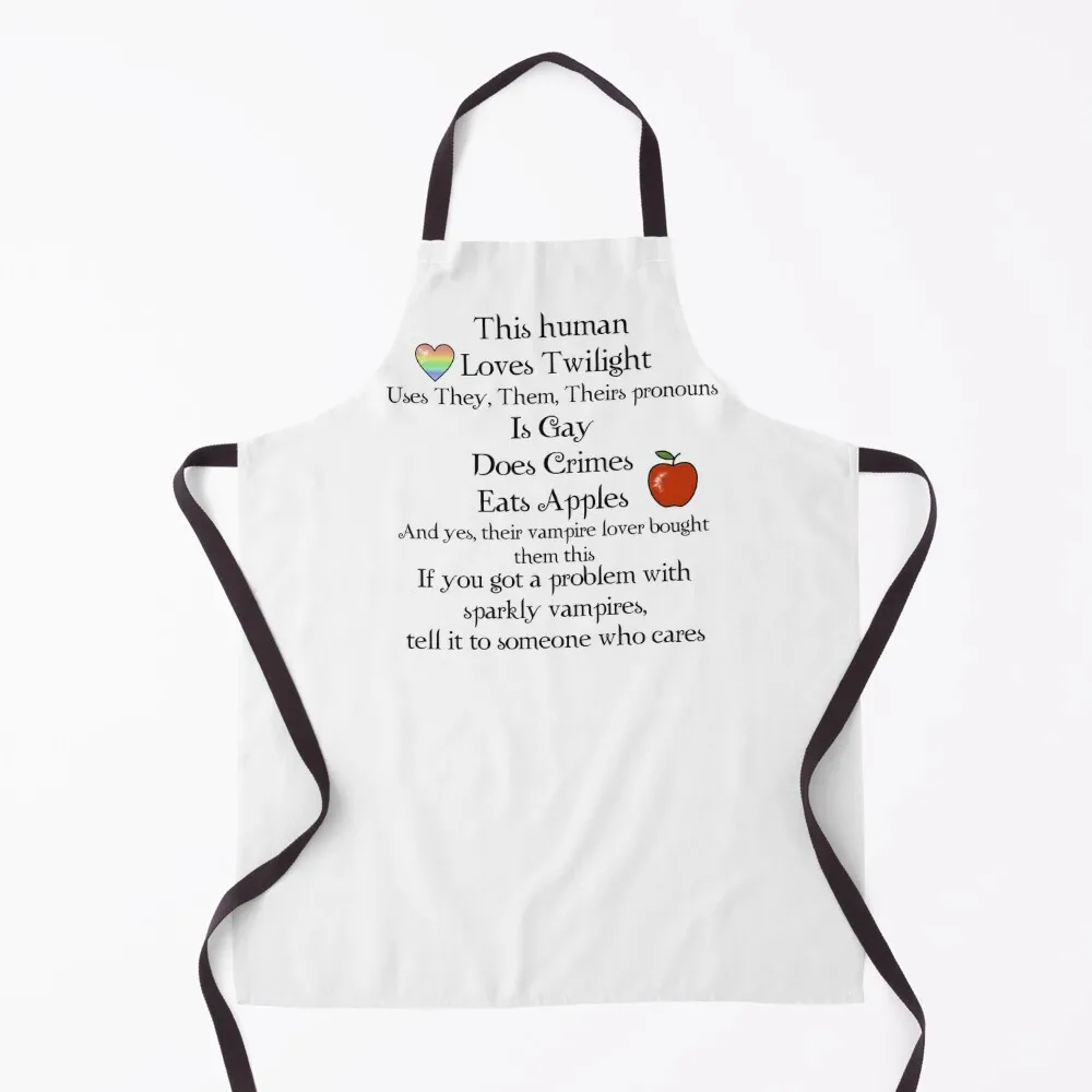 

Twilight Oddly Specific Apron For Men Household Items Kitchen Women's Dresses Sexy Apron