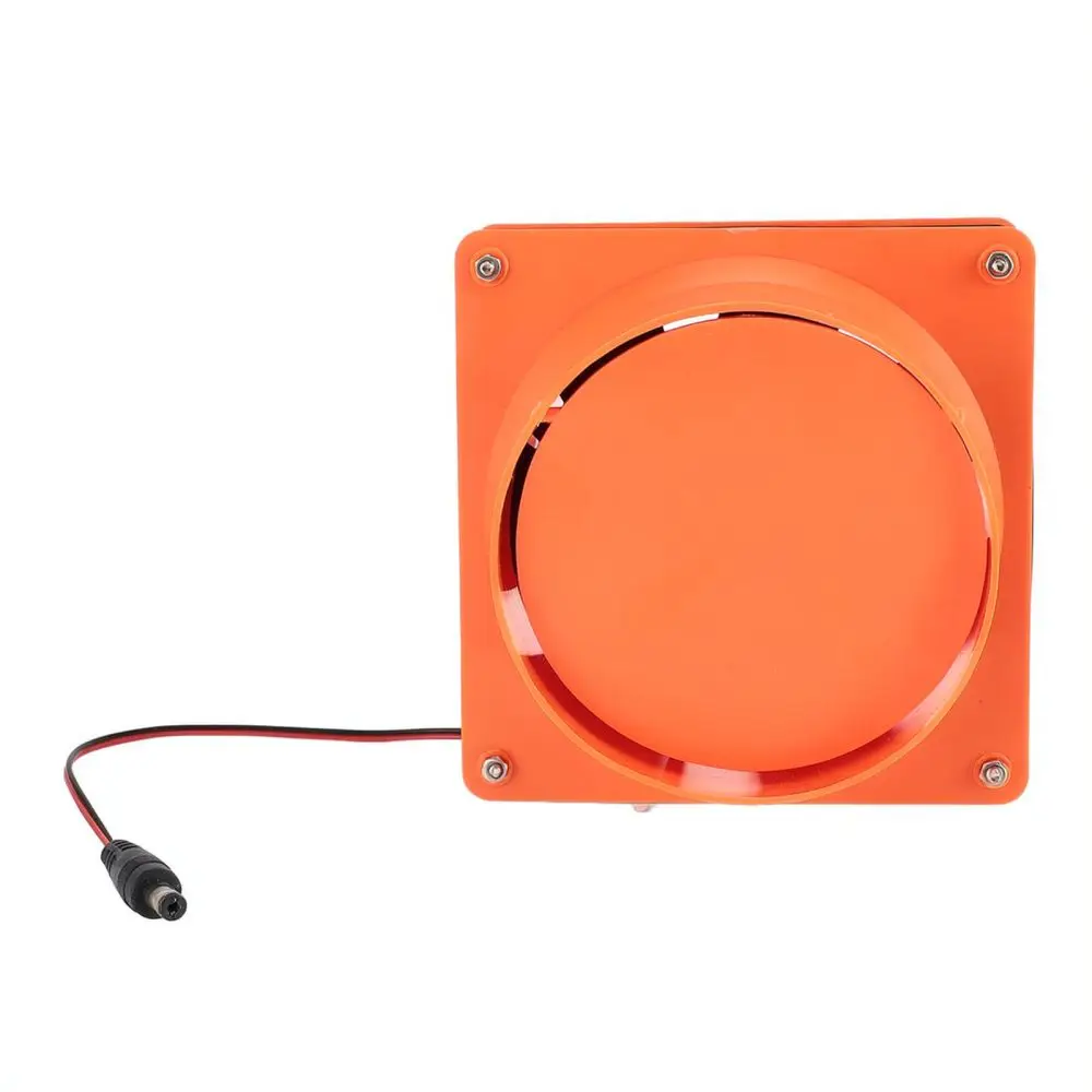 Solar Exhaust Fan For RV Yacht Attic Cabin Circular Pipe Ventilation Blower Monocrystalline Panel Cooling Airflow Device