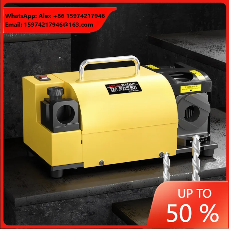 MR-13A Drill Bit Grinder Bench Top Sharpening Machine Quick Setup Operation Small Footprint Design